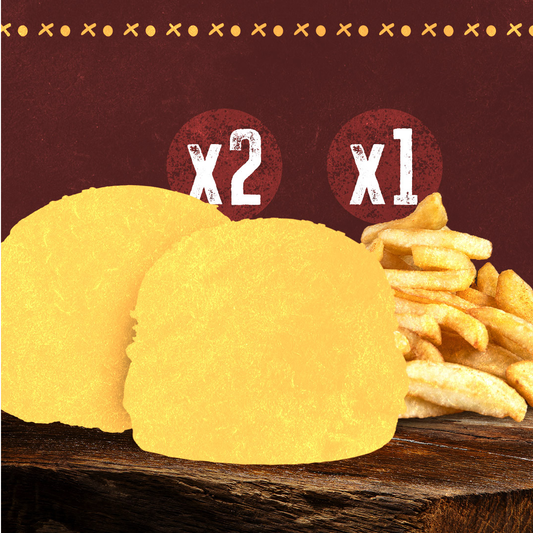 2 Burgers + 1 Batata
